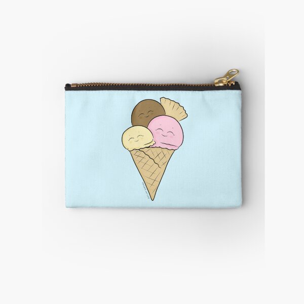 Item preview, Happy Triple Scoop Ice Cream with Wafer designed and sold by PancakeAndLoaf.