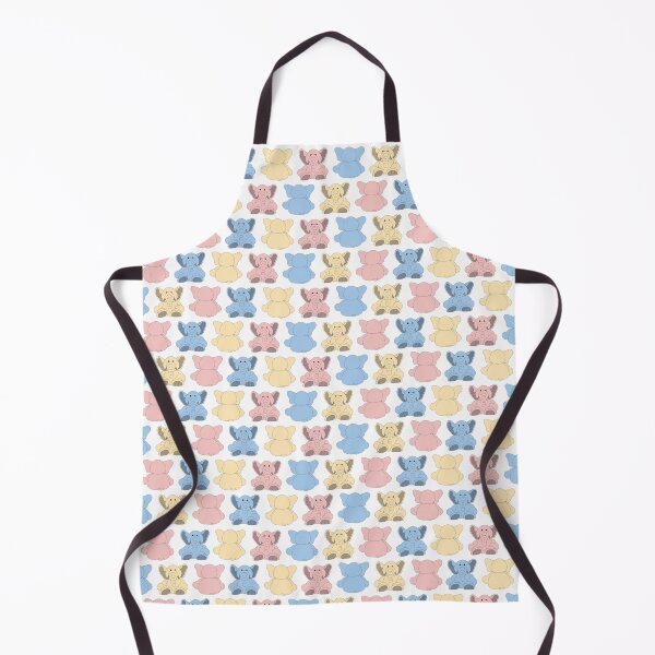 Item preview, Baby Elephant Pattern In Soft Baby Shades Of Blue, Pink and Yellow designed and sold by Running-Duck.