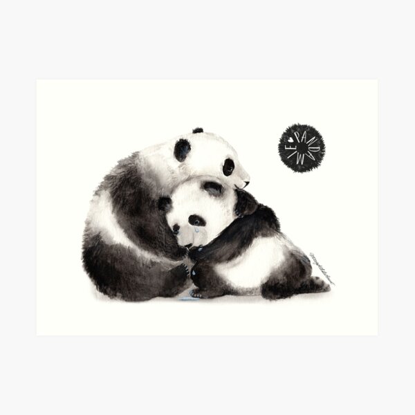 Pandamie_Give comfort and confidence Art Print