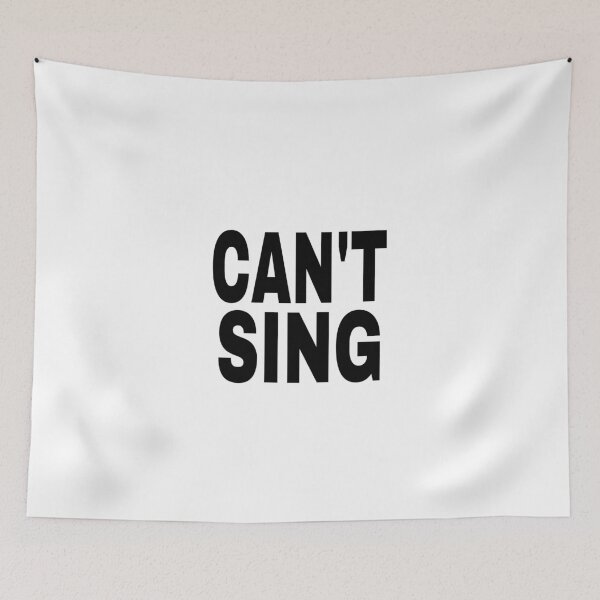 Item preview, can't sing designed and sold by drippyxdesigns.