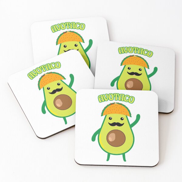 Item preview, avotaco ,cute avocado and taco design,mexican food designed and sold by kmario.