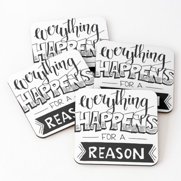 Item preview, Every thing happens for a reason designed and sold by Ranz Doodles.