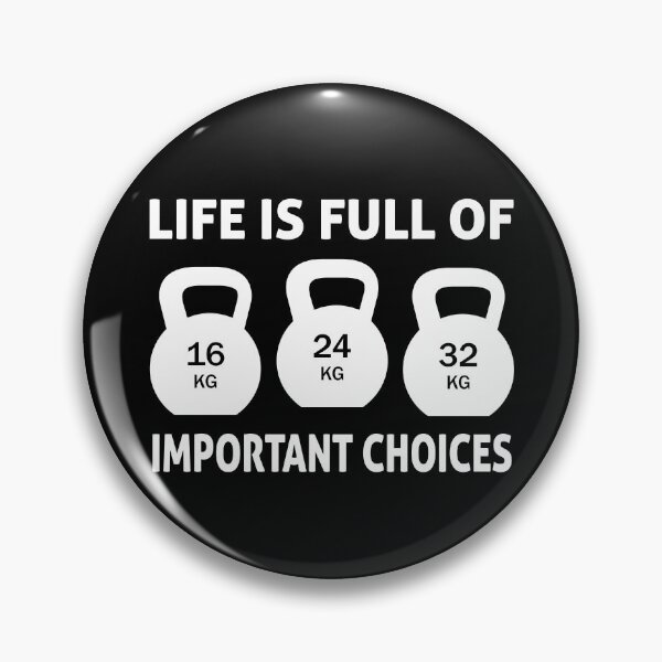 Item preview, Life is full important choices Kettlebell designed and sold by Jaycee1605.