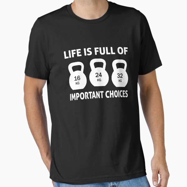 Item preview, Life is full important choices Kettlebell designed and sold by Jaycee1605.