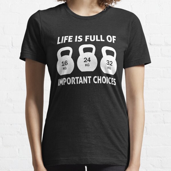 Item preview, Life is full important choices Kettlebell designed and sold by Jaycee1605.