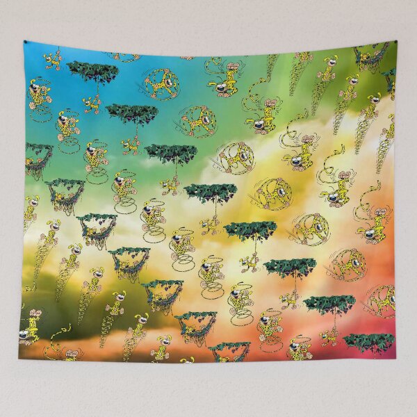 Item preview,  Marsupilami Tuti 2 / Clouds design / Pattern / Pattern designed and sold by Hubashop.