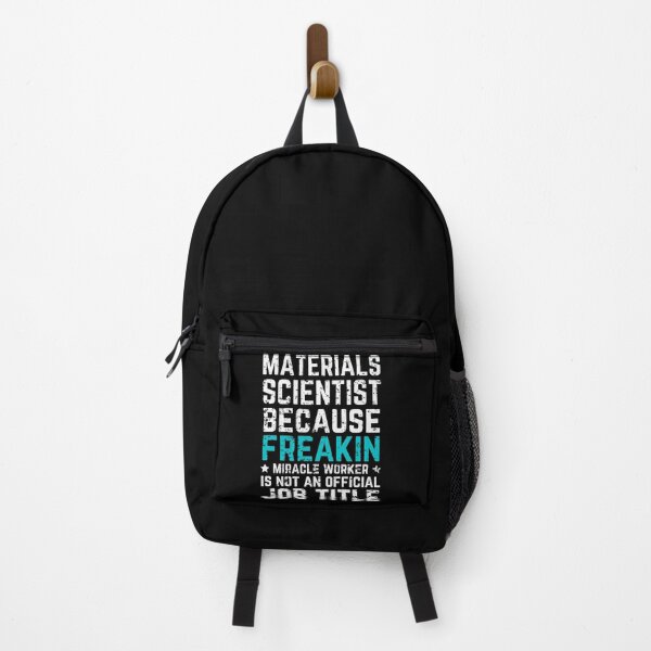 Item preview, Materials scientist because freakin miracle worker is not an official job title designed and sold by good vibes clothing.
