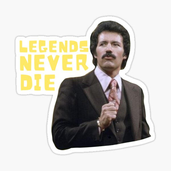 "Legends never die" Alex Trebeck Sticker