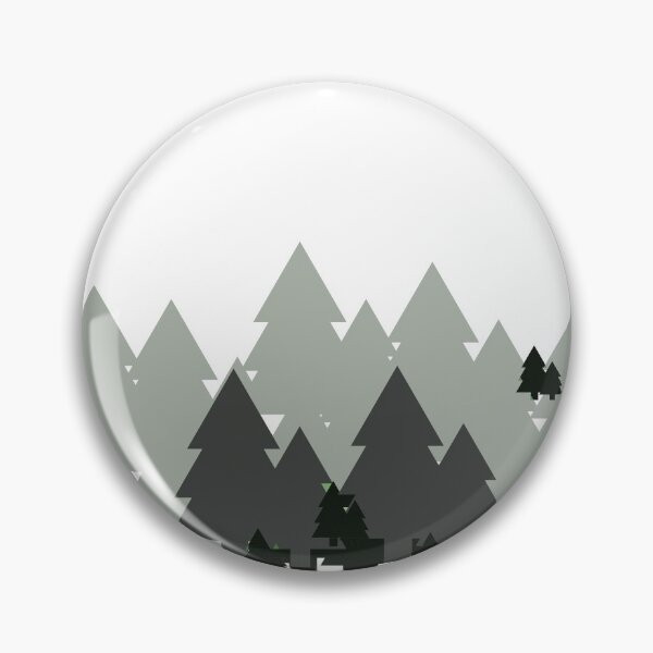 Item preview, Bosque de pinos en blanco, gris y negro designed and sold by AlteredAtelier.