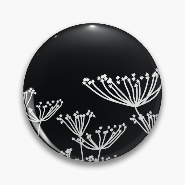 Item preview, Black and White Dandelion Pattern designed and sold by MyArt23.