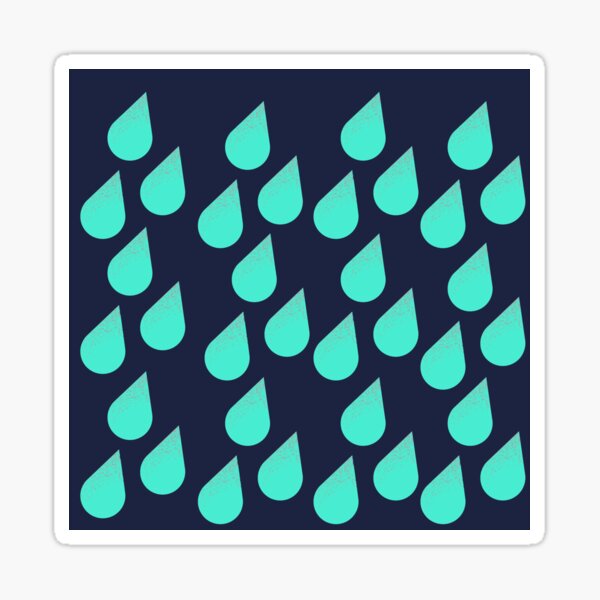 Teeny Tiny Weather Planner stickers - Thunderstorm Rain
