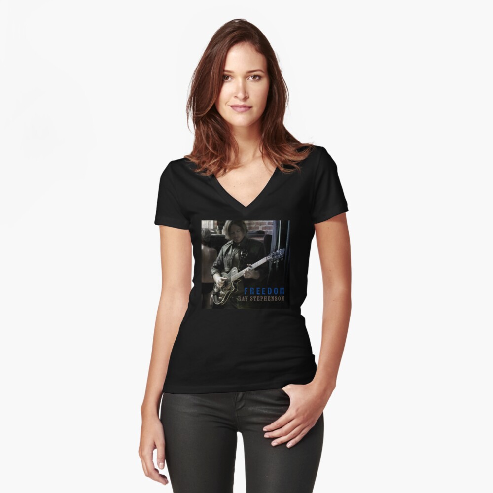 Item preview, Fitted V-Neck T-Shirt designed and sold by RayStephenson.