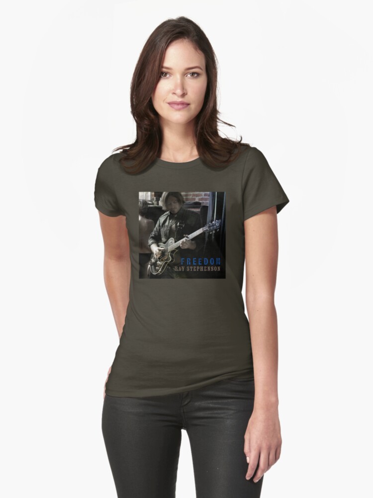Thumbnail 1 of 3, Fitted T-Shirt, Freedom designed and sold by RayStephenson.