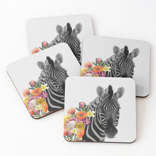 Item preview, Floral Wildlife- Zebra designed and sold by Lieza-B.