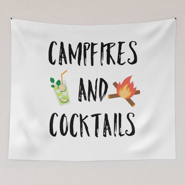 Item preview, Campfires and Cocktails designed and sold by Zurickdesigns.