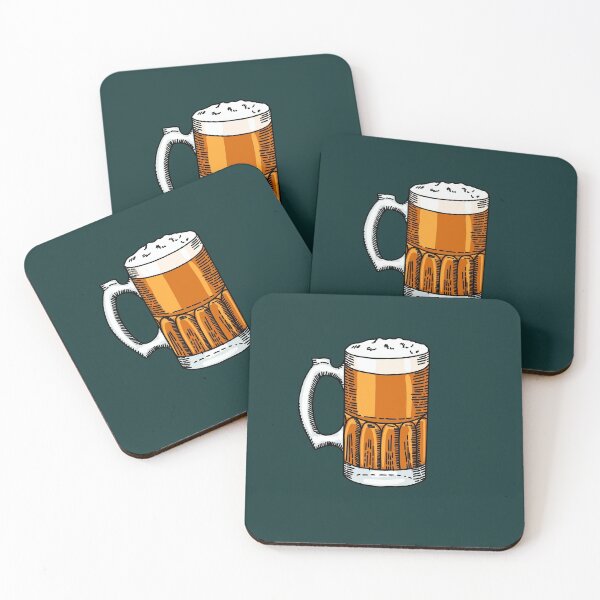 Item preview, Pint of Lager Green Beer Drinking Funny Cartoon Drink designed and sold by Gs-arts.