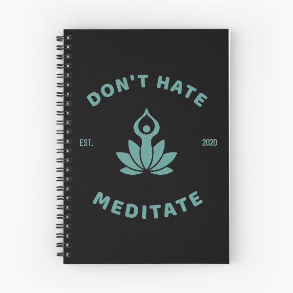 Item preview, Don't Hate Meditate Flower designed and sold by Coder-T.