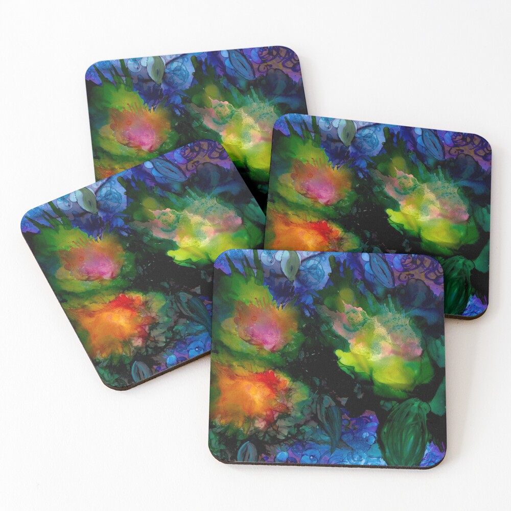 Item preview, Coasters (Set of 4) designed and sold by HappigalArt.