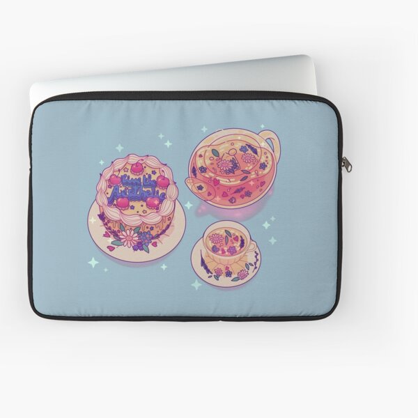 Colorful tea time Laptop Sleeve