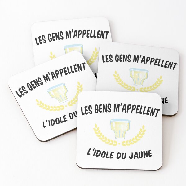 Item preview, The idol of yellow - Humor parody of cool fun aperitif designed and sold by rubislys.