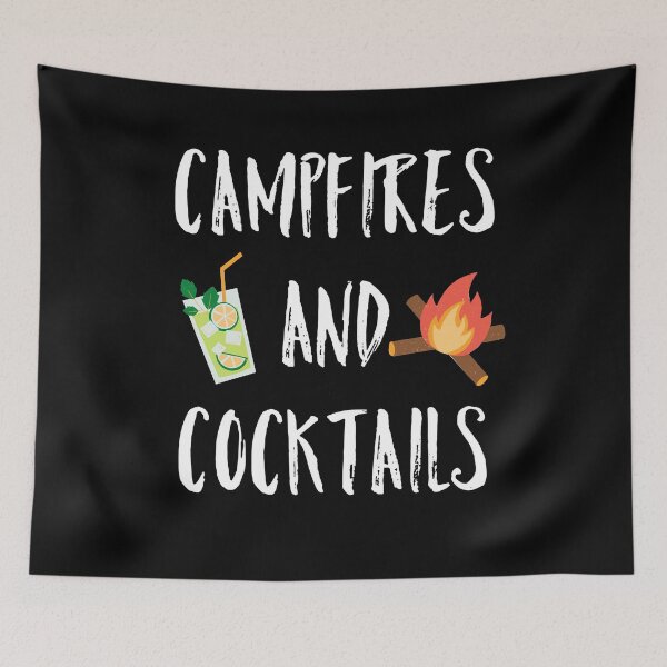 Item preview, Campfires and Cocktails designed and sold by Zurickdesigns.