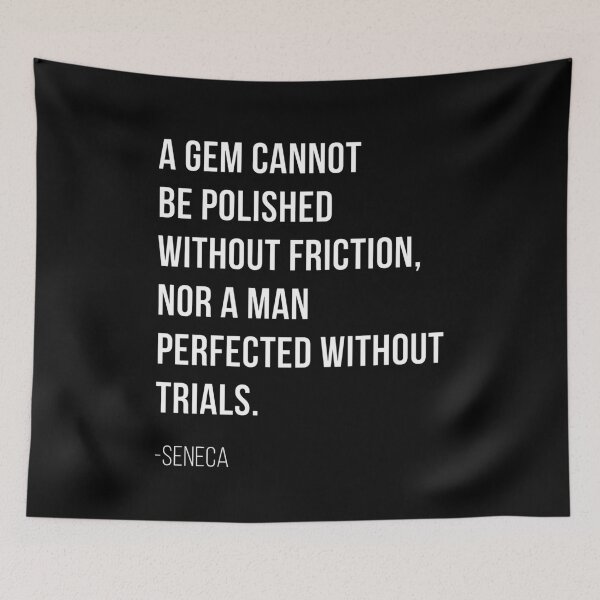 Item preview, Seneca Stoic Quote - a perfected Man. designed and sold by T UNIQUE.