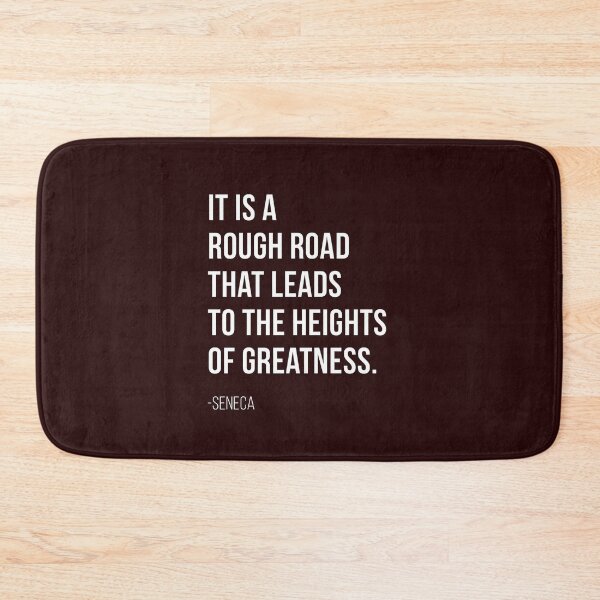 Item preview, Seneca Stoic Quote - Road to Greatness designed and sold by T UNIQUE.