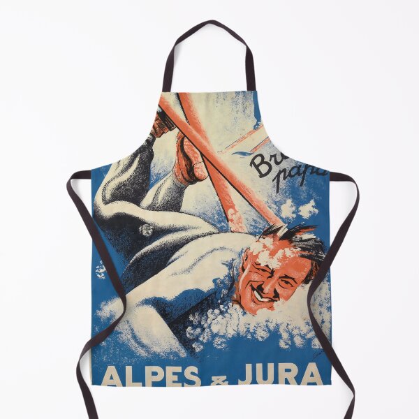 Item preview, retro alpes et jura jours de sports dhiver toute une annee de sante vintage reclame designed and sold by CorasPosters.