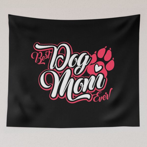 Item preview, Best Dog Mom Ever, Dog’s paw print with heart  designed and sold by iclipart.