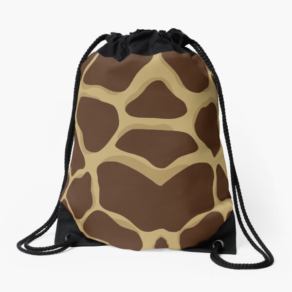 Giraffe print Drawstring Bag