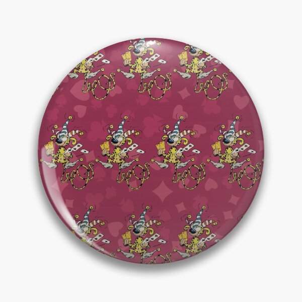 Item preview, Marsupilami playing cards / Wine red design / Pattern designed and sold by Hubashop.