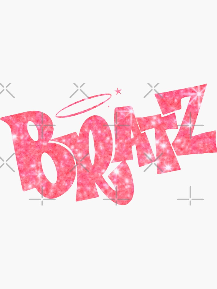 Pink Bratz Logo Sticker