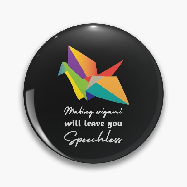 Item preview, Making origami will leave you speechless - Gift For The Origami Day designed and sold by Obito-Designs.