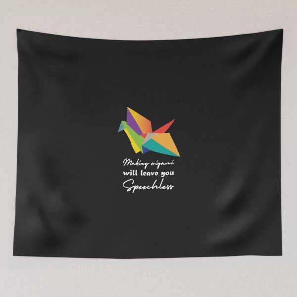 Item preview, Making origami will leave you speechless - Gift For The Origami Day designed and sold by Obito-Designs.