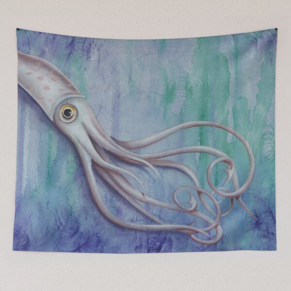 Item preview, Squid Painting designed and sold by dotico.