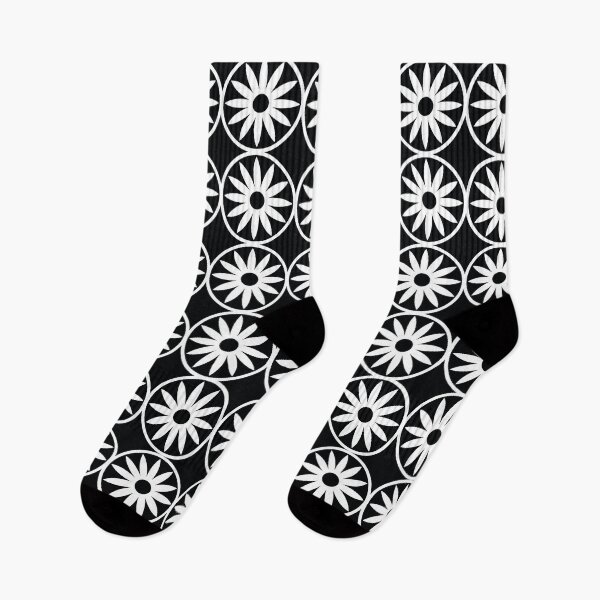 Item preview, Black & White Flower Pattern designed and sold by MyArt23.