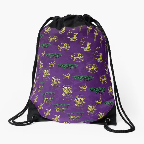 Marsupilami Tuti 2 / Purple design Drawstring Bag
