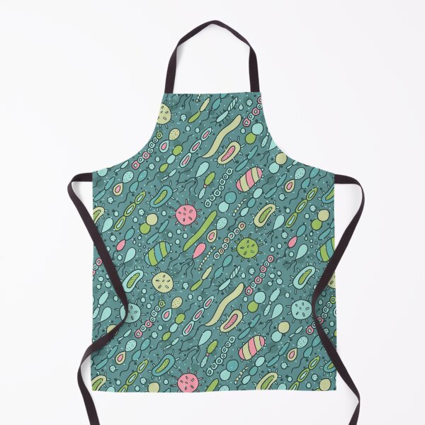 Item preview, Microbes pattern. Bacteria design for biology lovers. Virus illustration. designed and sold by kostolom3000.