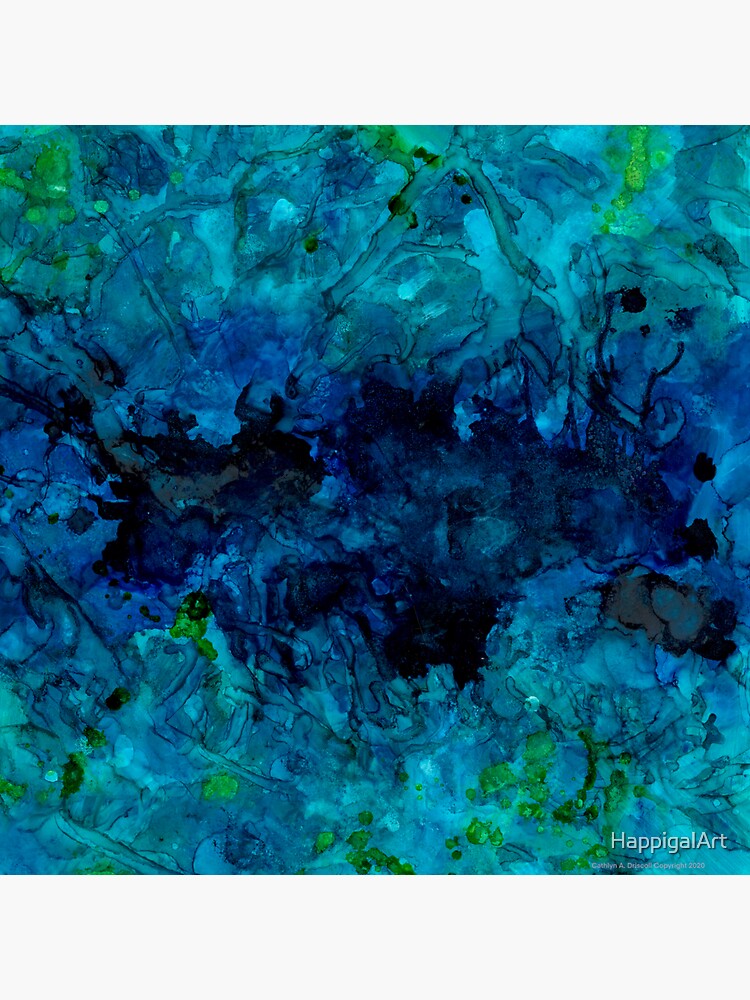 Artwork view, Deep Water designed and sold by HappigalArt