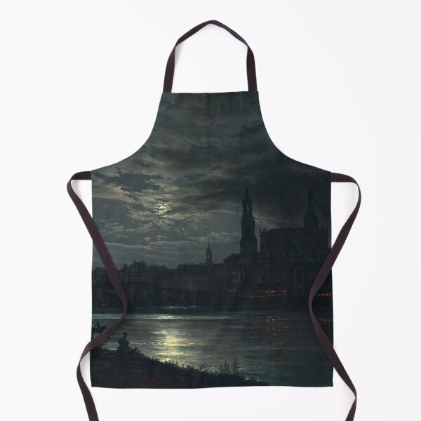 Item preview, View of Dresden by Moonlight (1839) - Johan Christian Dahl designed and sold by SALON DES ARTS.