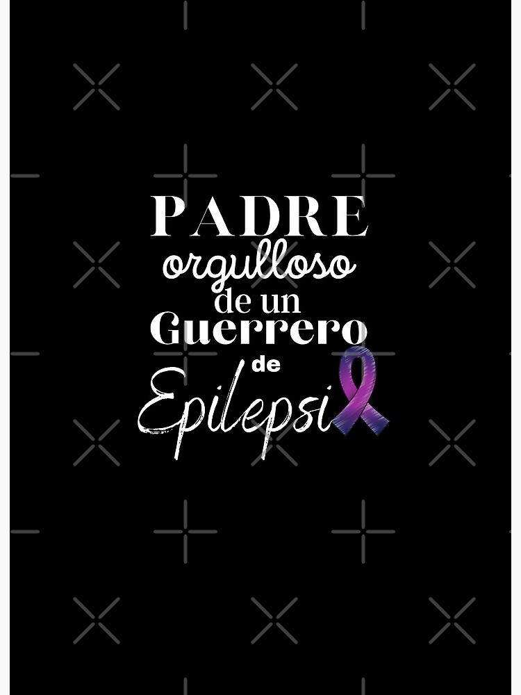 Padre orgulloso de un guerrero de epilepsia