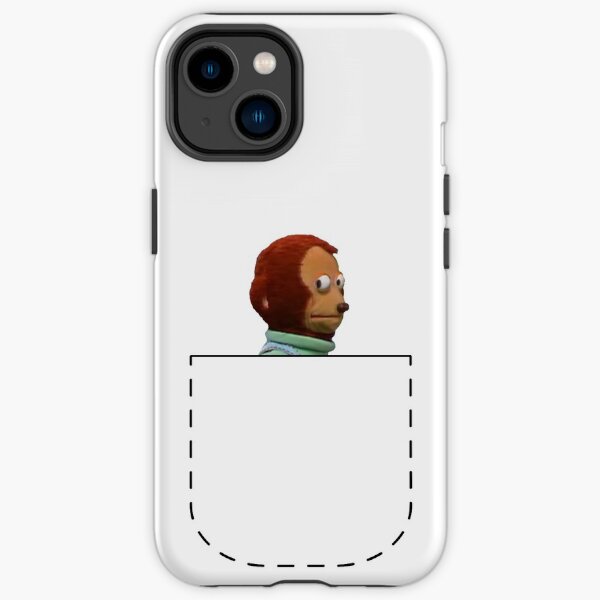 iPhone 12/12 Pro Funny Awkward Look Monkey Puppet Meme Case