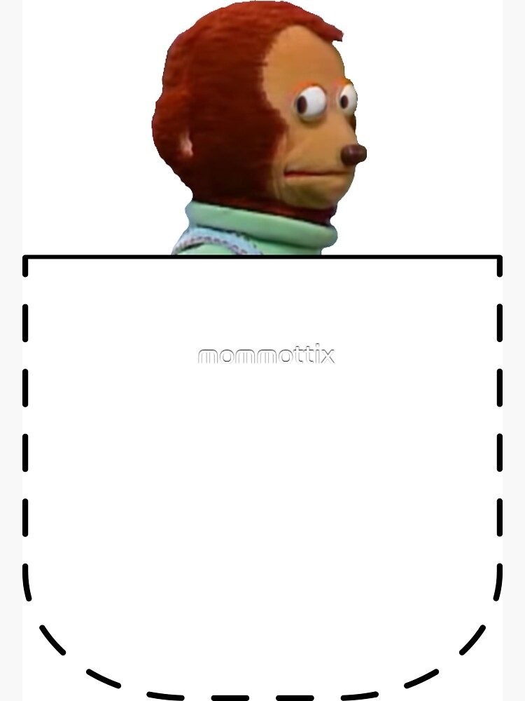 Awkward Monkey Looking Away Puppet Meme - Monkey Meme - Magnet