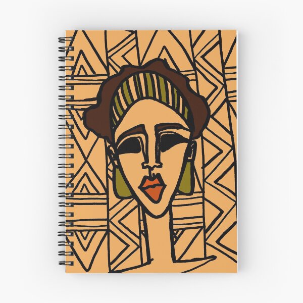 Item preview, Earth Tones Ethnic Simple Woman Design designed and sold by junepillows.