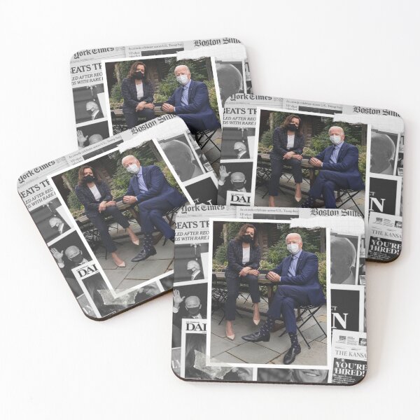 Item preview, Joe Biden and Kamala Harris "Newspaper Cutouts: You're Hired" designed and sold by itsmebecca.