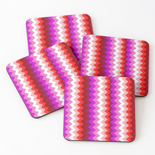 Item preview, Pride Flag Chevrons - Lesbian designed and sold by thesassypanda.