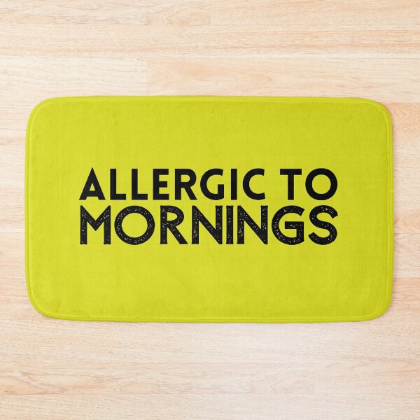 Item preview, Allergic to Mornings designed and sold by Cansecos-shop.