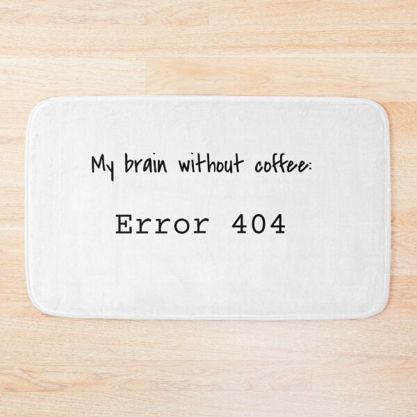 Item preview, My Brain Without Coffee designed and sold by Vivoh12.
