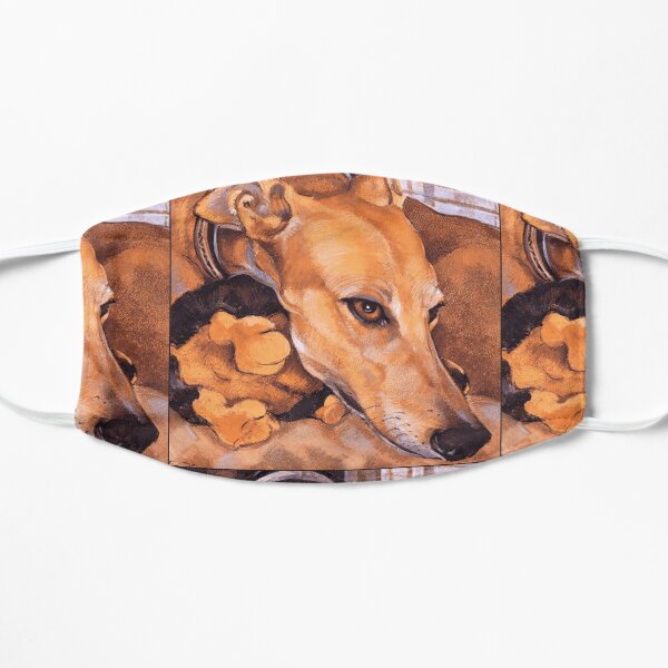 Greyhound Grace ~ Graphic Flat Mask