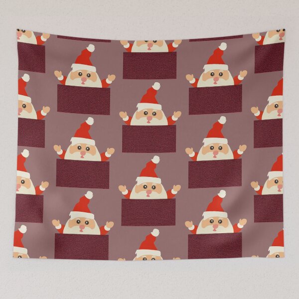 Item preview,  Whee! Santa Claus Is Tumbling Down The Chimney.  designed and sold by heartfeltarts93.